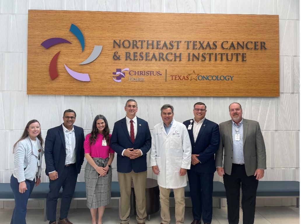 Texas Oncology – Tyler Hosts Congressman Nathaniel Moran (R-TX)